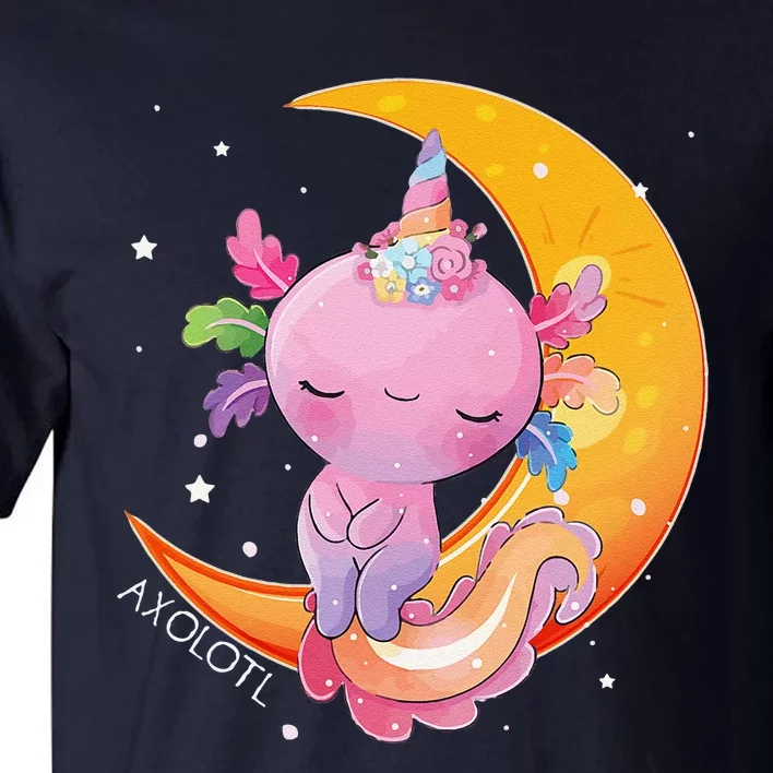 Axolotl Space Kawaii Japanese Anime Gift Girls Women Tall T-Shirt