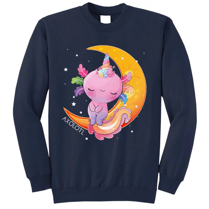 Axolotl Space Kawaii Japanese Anime Gift Girls Women Tall Sweatshirt