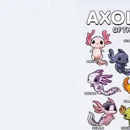 Axolotl Shirts Kawaii Axolotls Of The World Axolotl Animals Design Softstyle Adult Sport Polo