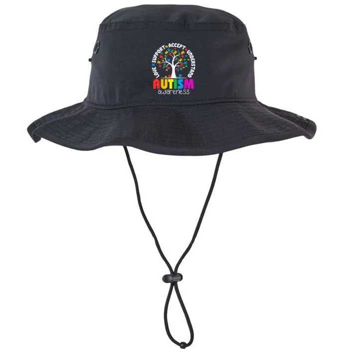 Autism Shirt Love Accept Support Autistic Autism Awareness Legacy Cool Fit Booney Bucket Hat