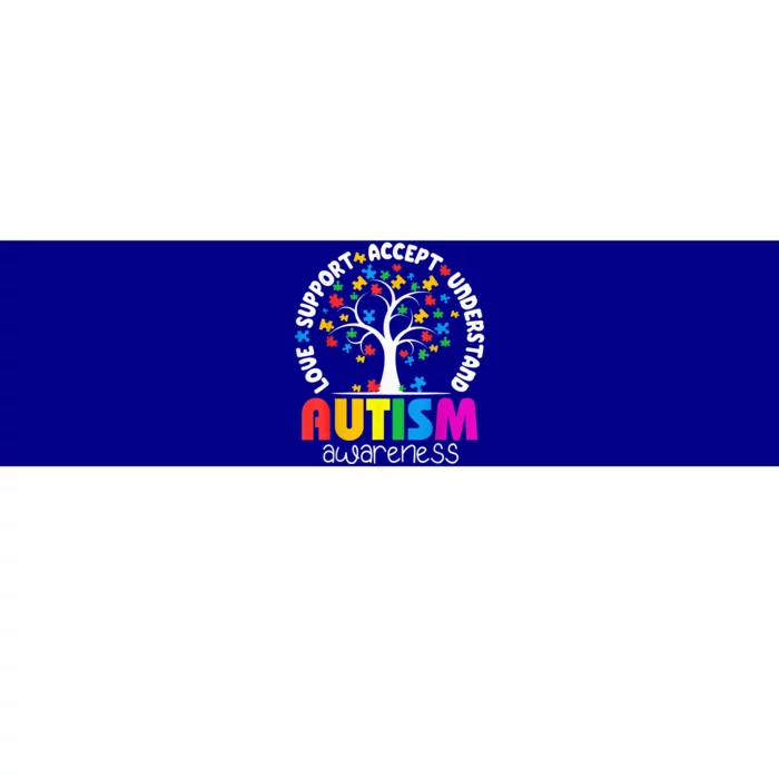 Autism Shirt Love Accept Support Autistic Autism Awareness Bumper Sticker