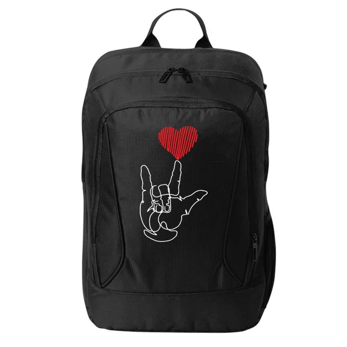 American Sign Language ASL Love City Backpack