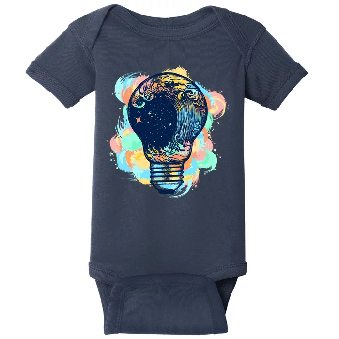 Adventurous Storm Light Bulb Baby Bodysuit