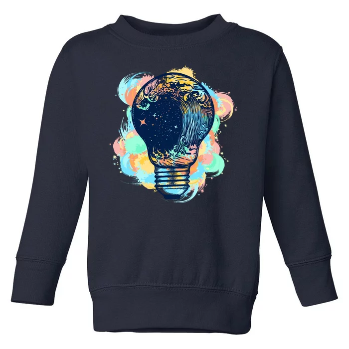 Adventurous Storm Light Bulb Toddler Sweatshirt