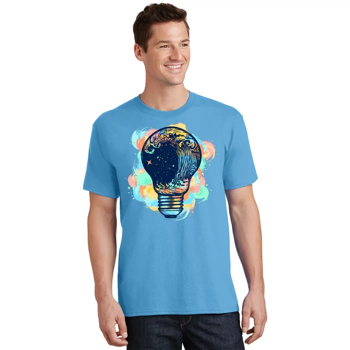 Adventurous Storm Light Bulb T-Shirt