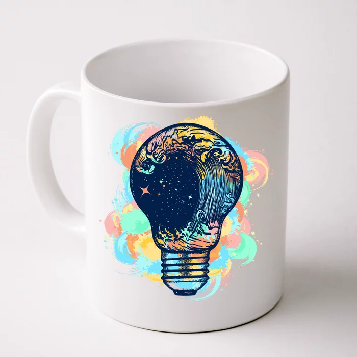 Adventurous Storm Light Bulb Front & Back Coffee Mug