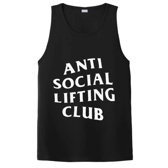 Anti Social Lifting Club Front Performance Tank