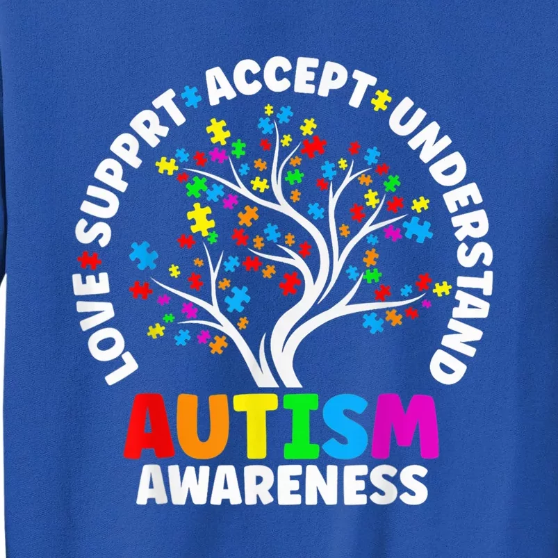 Autism Shirt Love Accept Support Autistic Autism Awareness Sweatshirt