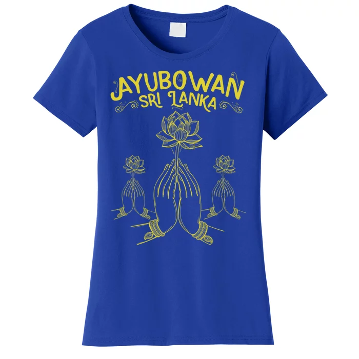 Ayubowan Sri Lanka Sri Lankan Tourism Gift Women's T-Shirt