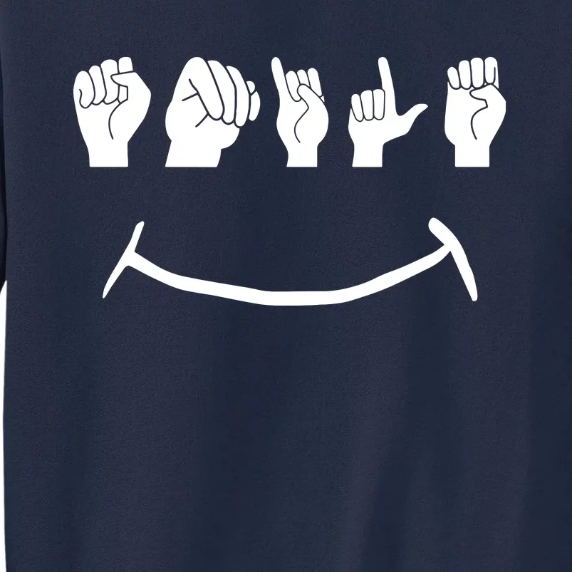 American Sign Language Tall Sweatshirt