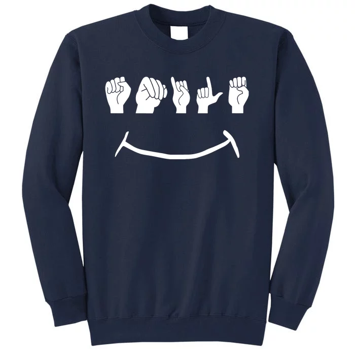 American Sign Language Tall Sweatshirt