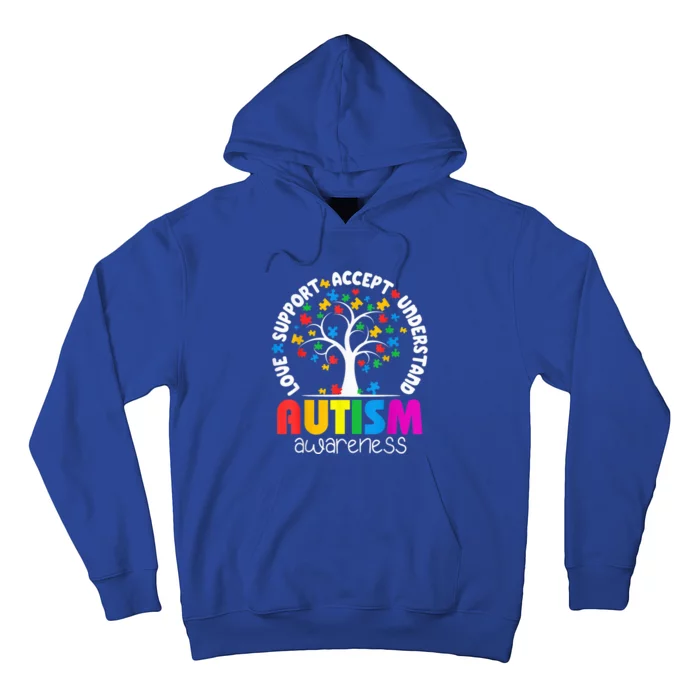 Autism Shirt Love Accept Support Autistic Autism Awareness Hoodie