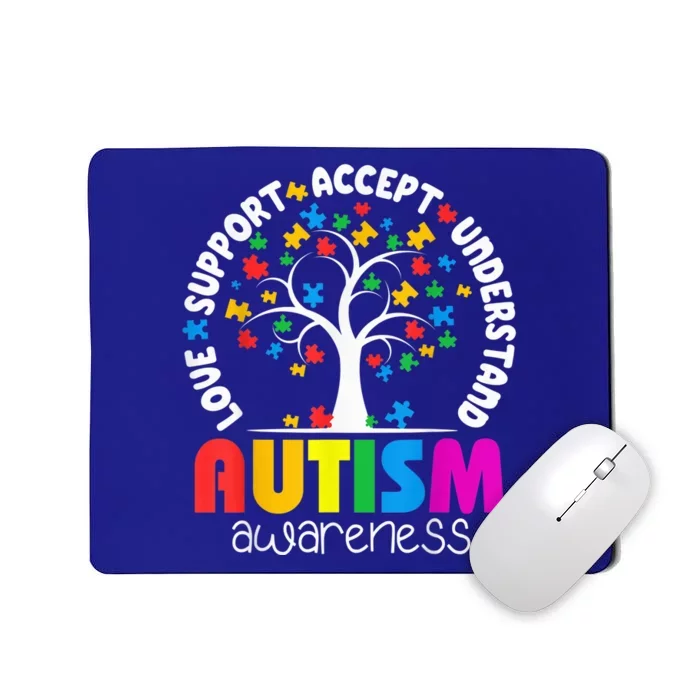 Autism Shirt Love Accept Support Autistic Autism Awareness Mousepad