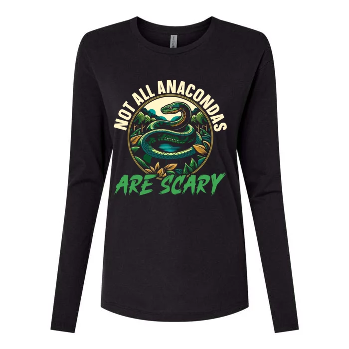 Anaconda Snake Lover Reptile Boa Serpent Snake Whisperer Gift Womens Cotton Relaxed Long Sleeve T-Shirt