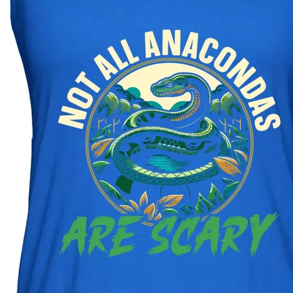 Anaconda Snake Lover Reptile Boa Serpent Snake Whisperer Gift Ladies Essential Flowy Tank