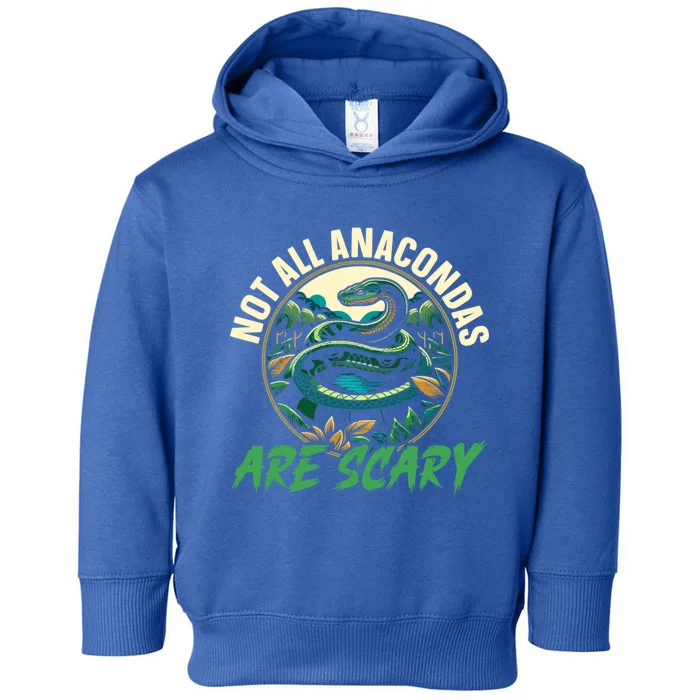 Anaconda Snake Lover Reptile Boa Serpent Snake Whisperer Gift Toddler Hoodie