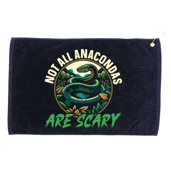 Anaconda Snake Lover Reptile Boa Serpent Snake Whisperer Gift Grommeted Golf Towel