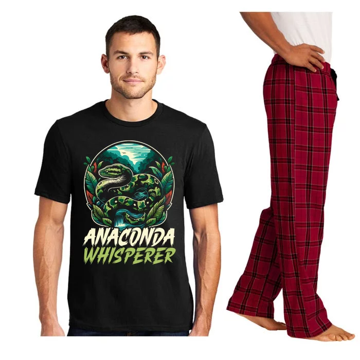 Anaconda Snake Lover Reptile Boa Serpent Snake Whisperer Gift Pajama Set