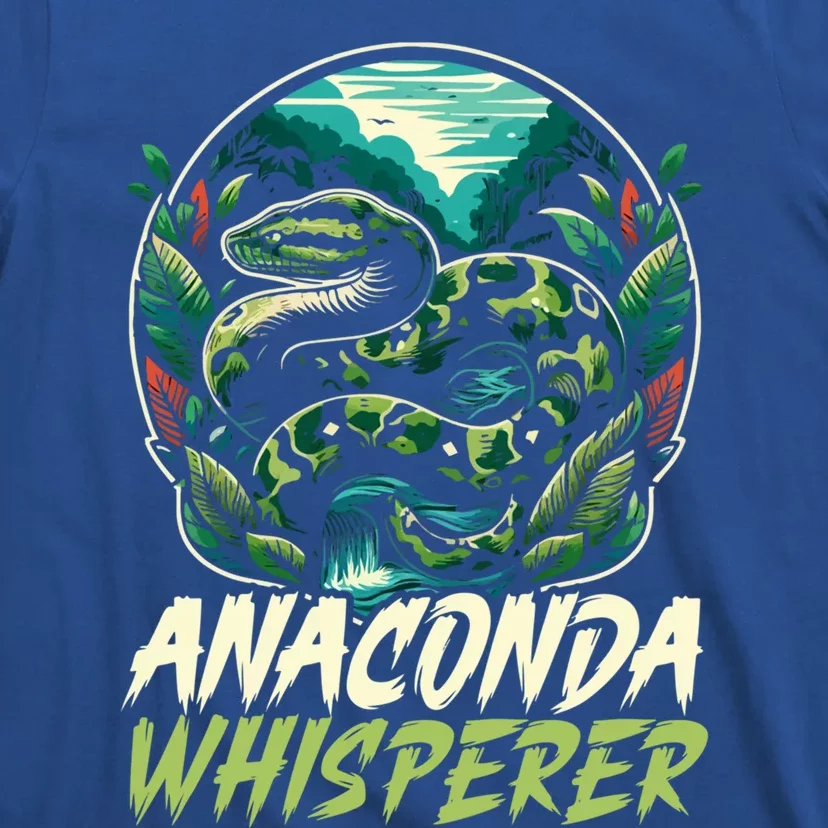 Anaconda Snake Lover Reptile Boa Serpent Snake Whisperer Gift T-Shirt