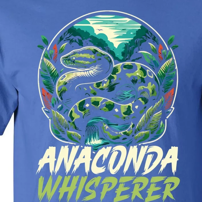 Anaconda Snake Lover Reptile Boa Serpent Snake Whisperer Gift Tall T-Shirt