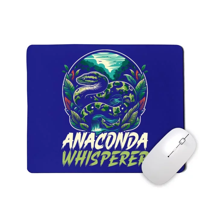 Anaconda Snake Lover Reptile Boa Serpent Snake Whisperer Gift Mousepad