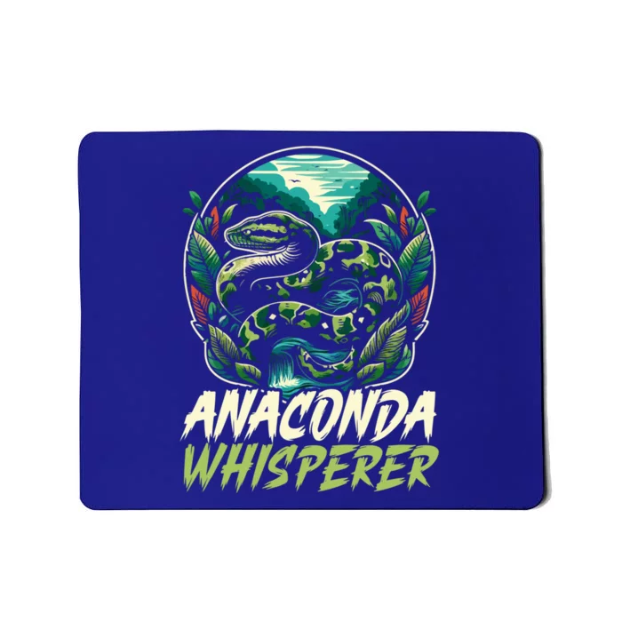 Anaconda Snake Lover Reptile Boa Serpent Snake Whisperer Gift Mousepad