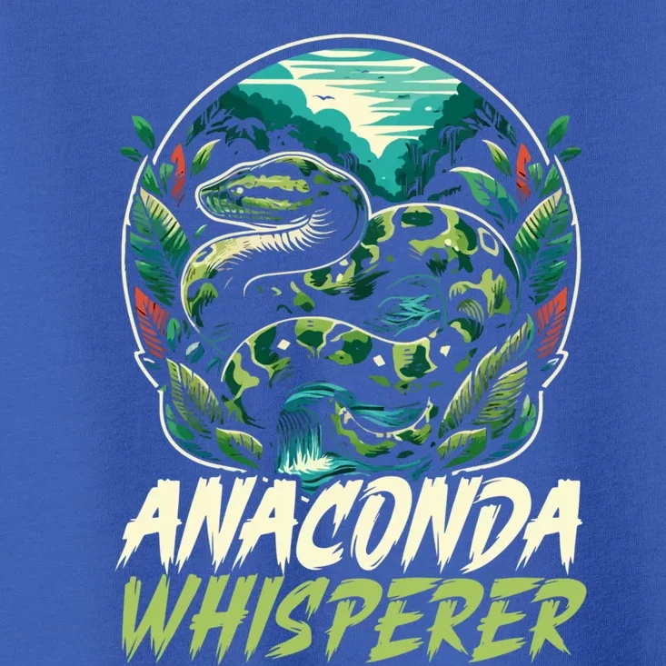 Anaconda Snake Lover Reptile Boa Serpent Snake Whisperer Gift Toddler T-Shirt