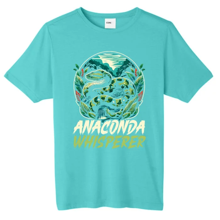 Anaconda Snake Lover Reptile Boa Serpent Snake Whisperer Gift ChromaSoft Performance T-Shirt