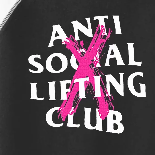 Anti Social Lifting Club Canceled Pink Toddler Fine Jersey T-Shirt