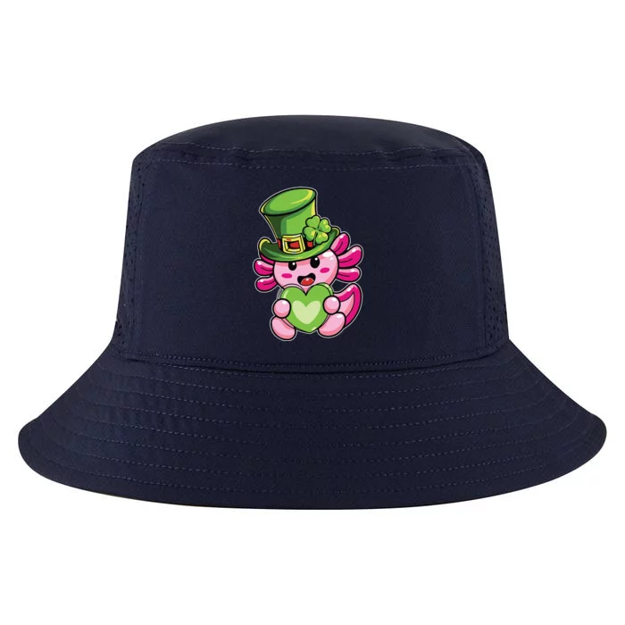 Axolotl Saint Leprechaun St Patrick Day Cool Comfort Performance Bucket Hat