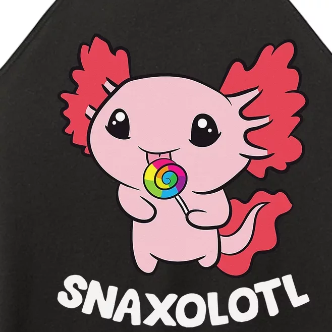 Axolotl Sweets Lollipop Snaxolotl Kawaii Axolotl Women’s Perfect Tri Rocker Tank