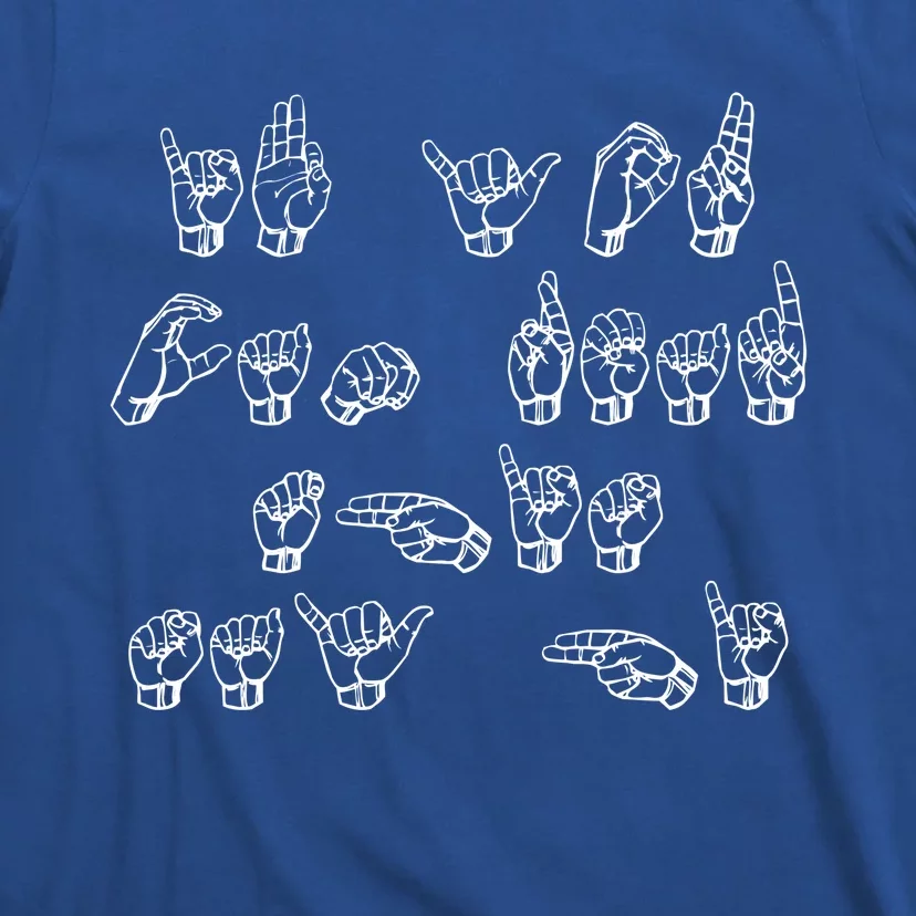 American Sign Language If You Can Read This Say Hi Gift T-Shirt