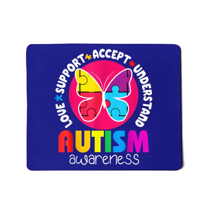 Autism Shirt Love Accept Support Autistic Autism Awareness Mousepad