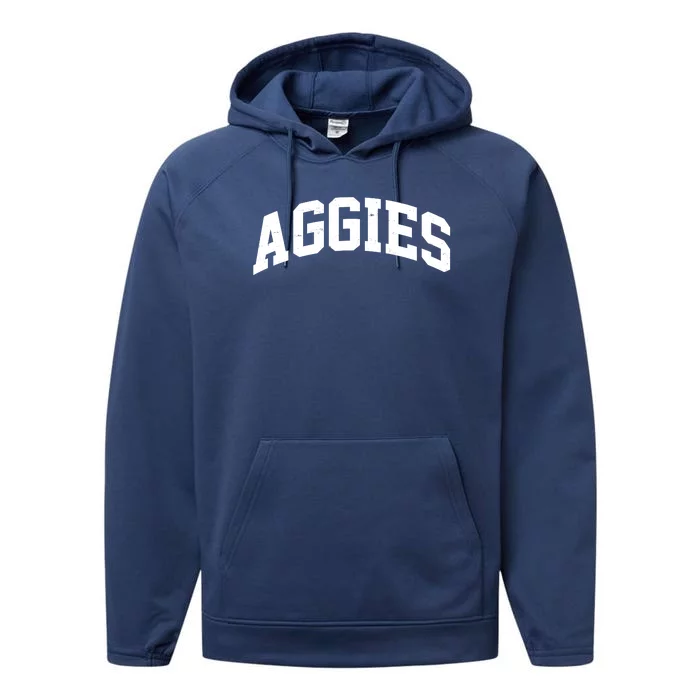 Aggies Sports Logo Performance Fleece Hoodie