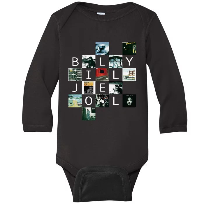 Albums Set List Baby Long Sleeve Bodysuit