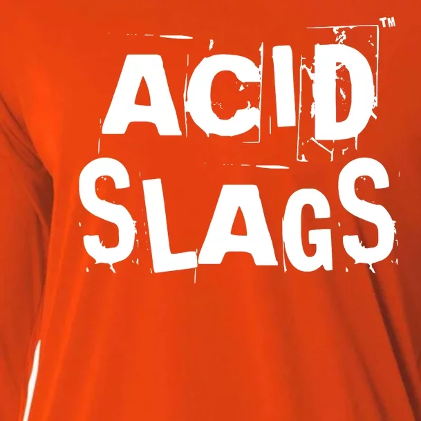 ACID SLAGS Logo Cooling Performance Long Sleeve Crew