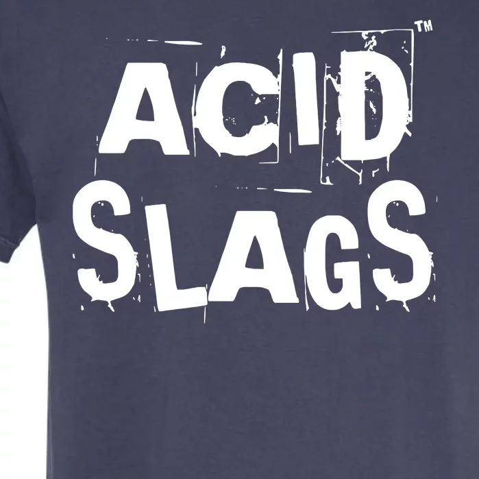 ACID SLAGS Logo Garment-Dyed Heavyweight T-Shirt