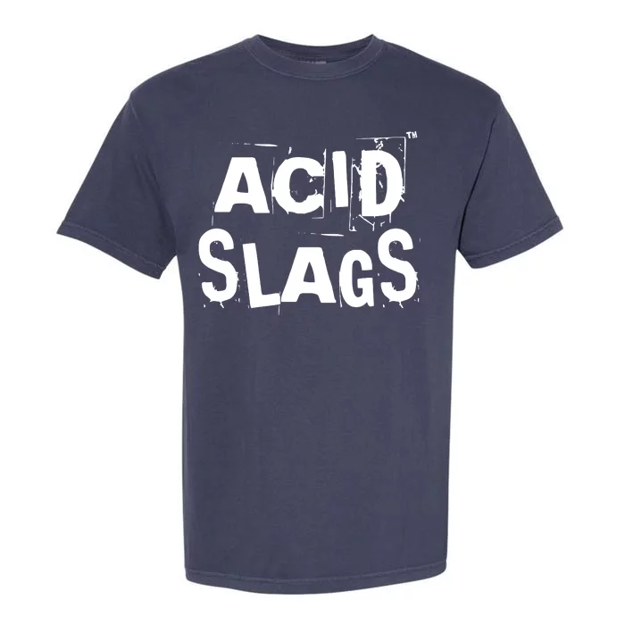 ACID SLAGS Logo Garment-Dyed Heavyweight T-Shirt