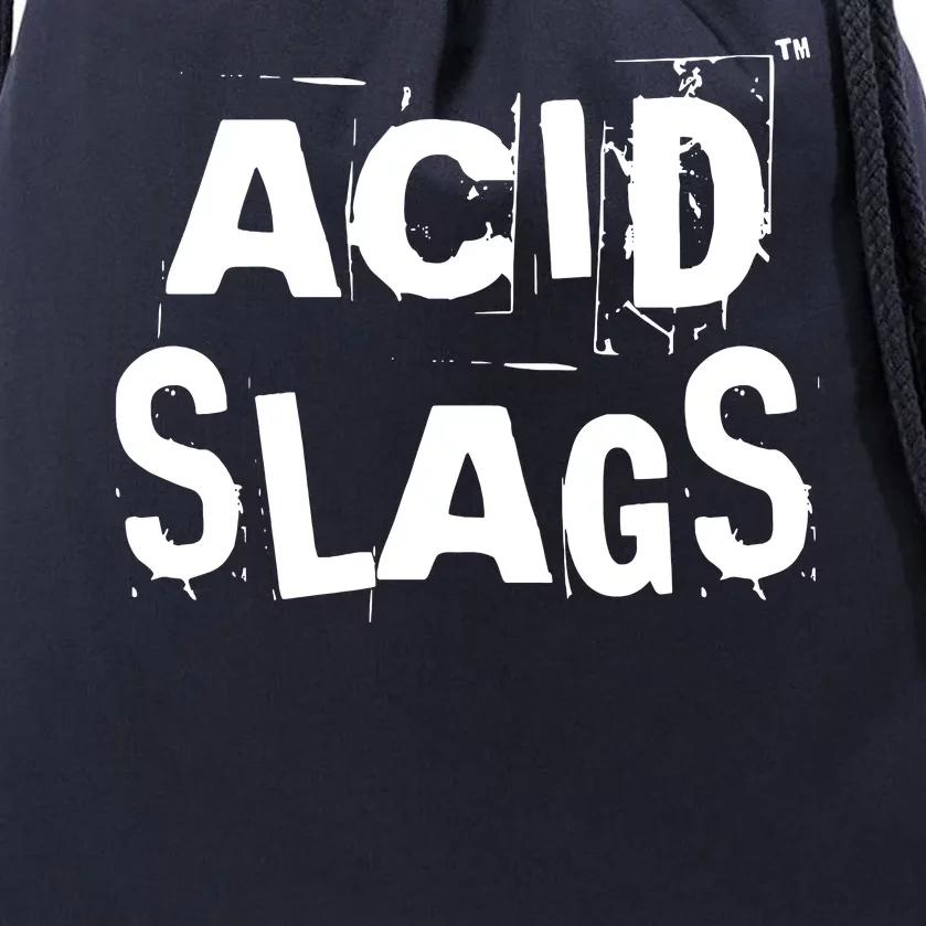 ACID SLAGS Logo Drawstring Bag