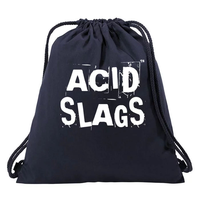 ACID SLAGS Logo Drawstring Bag