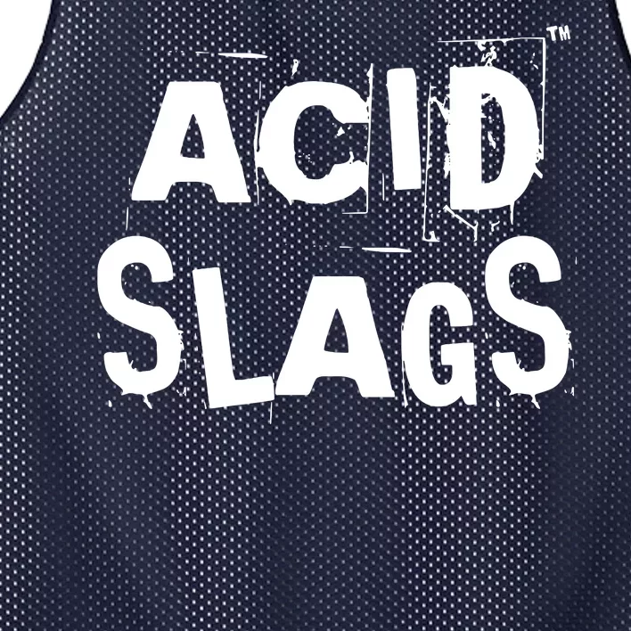 ACID SLAGS Logo Mesh Reversible Basketball Jersey Tank