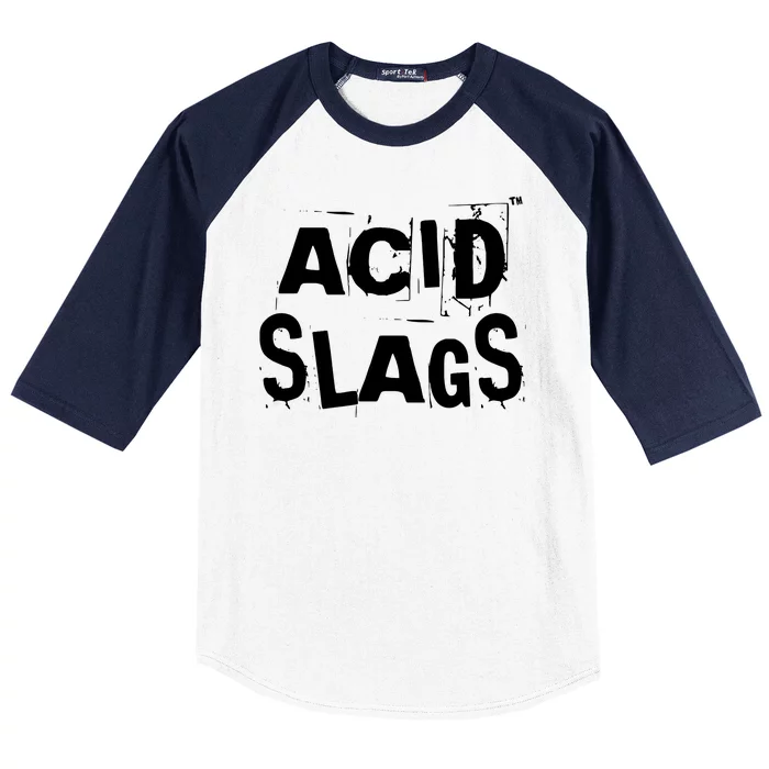 ACID SLAGS Logo Baseball Sleeve Shirt