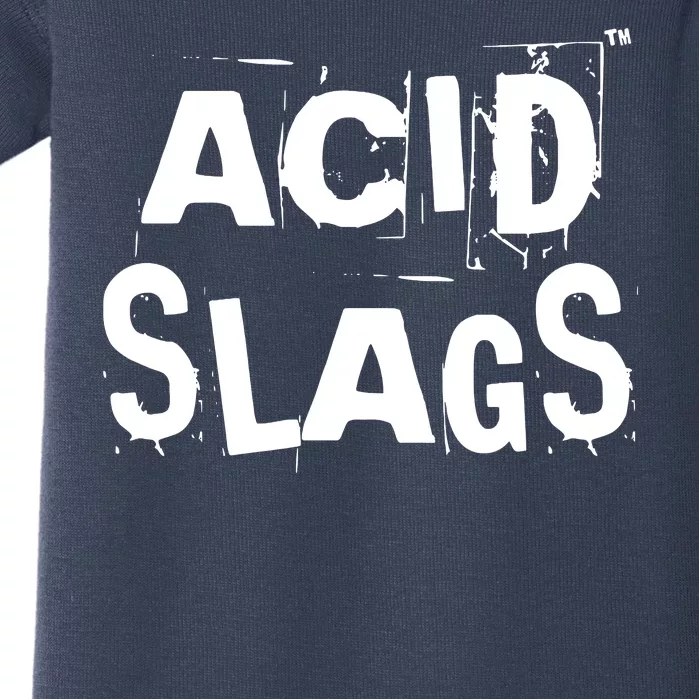 ACID SLAGS Logo Baby Bodysuit