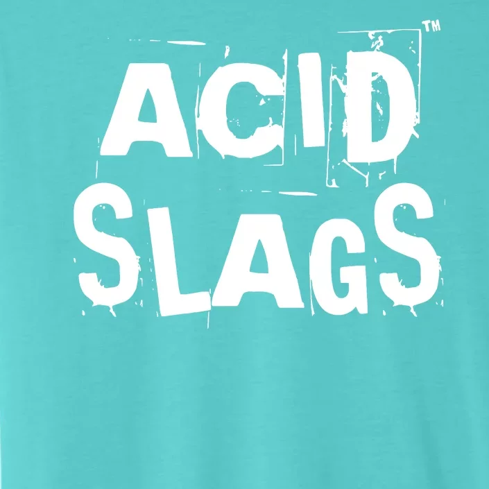 ACID SLAGS Logo ChromaSoft Performance T-Shirt