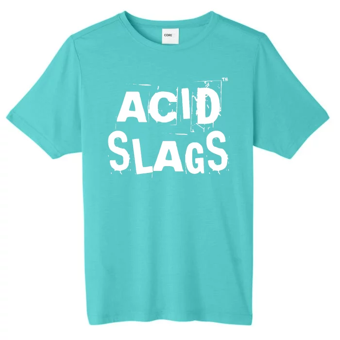 ACID SLAGS Logo ChromaSoft Performance T-Shirt