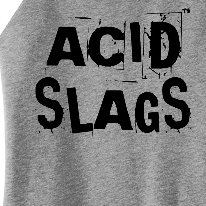 ACID SLAGS Logo Women’s Perfect Tri Rocker Tank