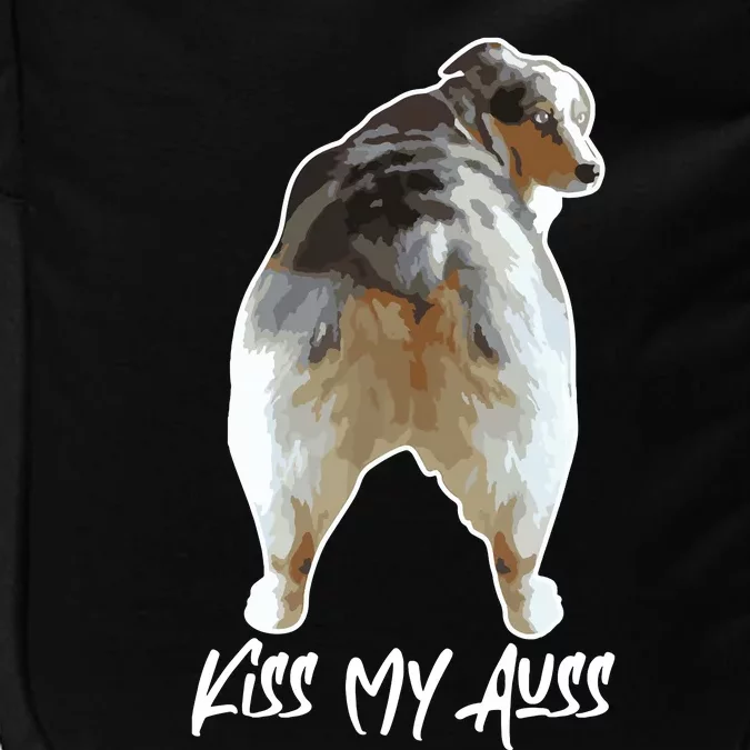 Aussie Shepherd Love Dog Australian Shepard Kiss My Auss Impact Tech Backpack