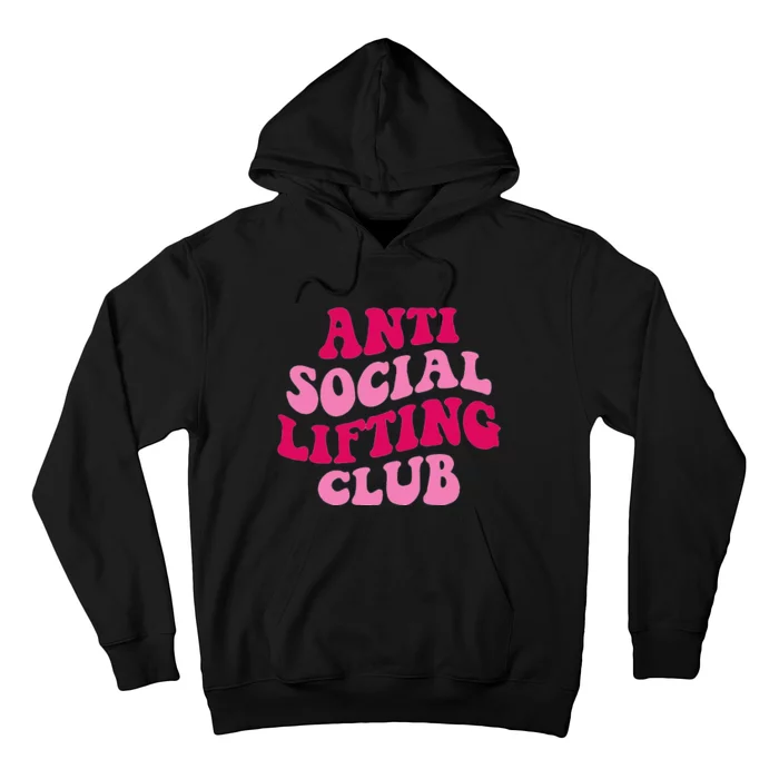 Anti Social Lifting Club Funny Hoodie