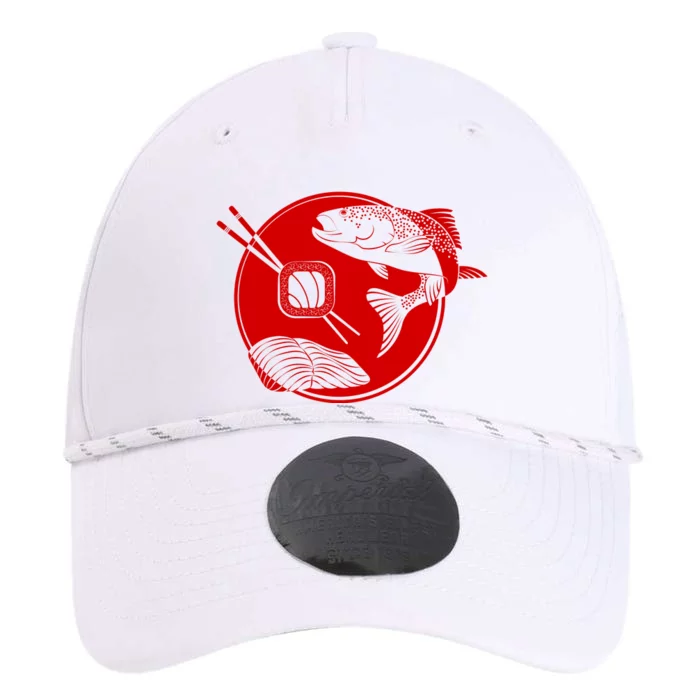 Anime Sushi Logo Salmon Sashimi Sushi Performance The Dyno Cap