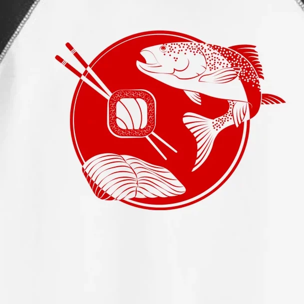 Anime Sushi Logo Salmon Sashimi Sushi Toddler Fine Jersey T-Shirt